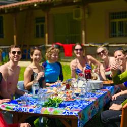 Local Lunch in a local house
